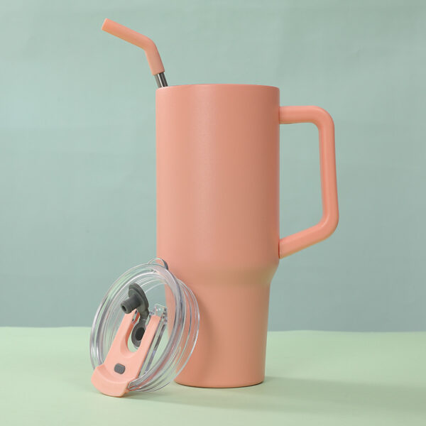 Vacuum Insulated Stainless Steel Tumbler with Wide Handle