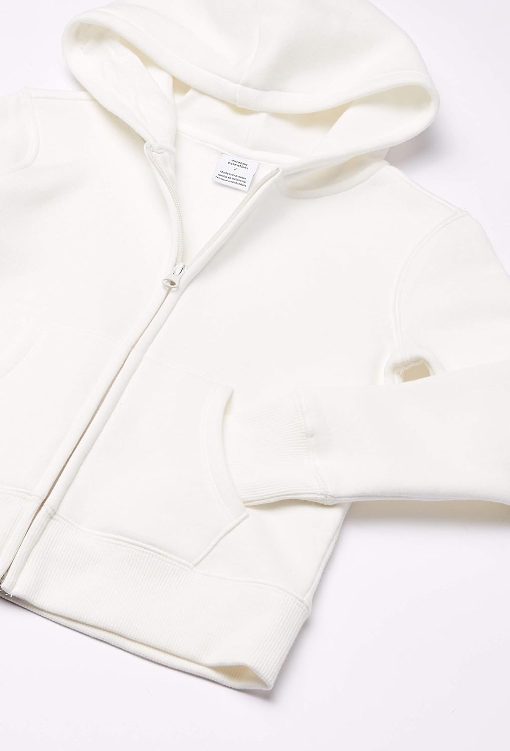Girls Toddler Fleece Zip Up Hoodie Sweatshirt - Image 3