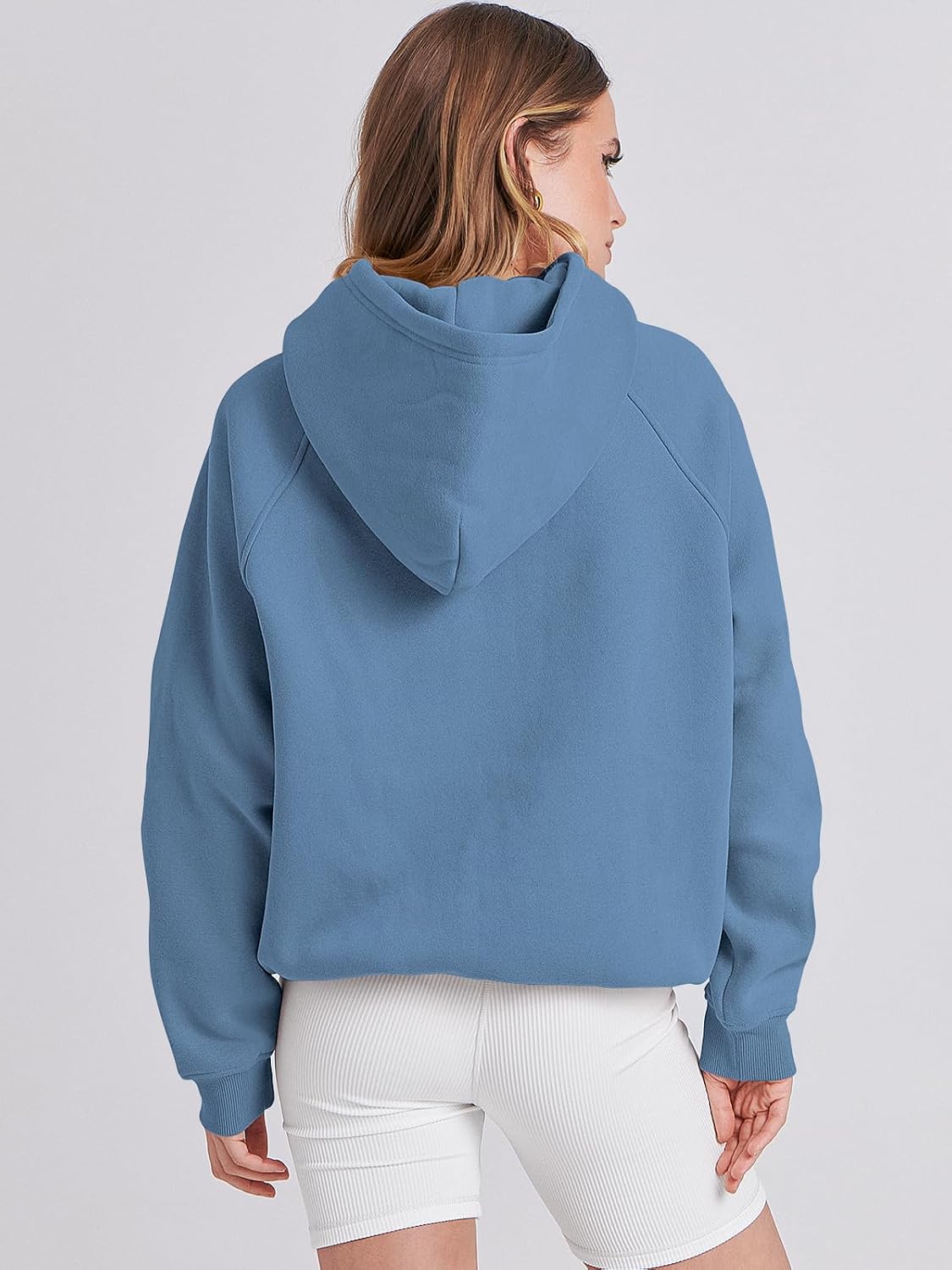 Women Oversized Fleece Long Sleeve Pullover Sweatshirt - Image 5