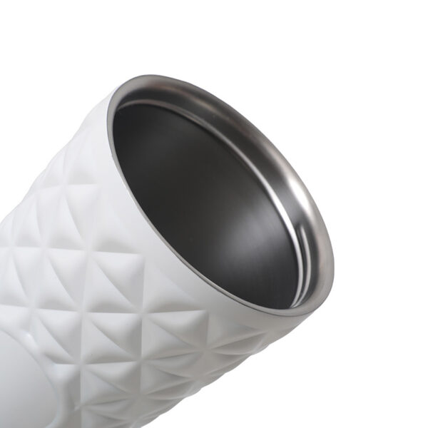 Stainless Steel Tumbler with Removable Straw and Wide-Mouth Lid