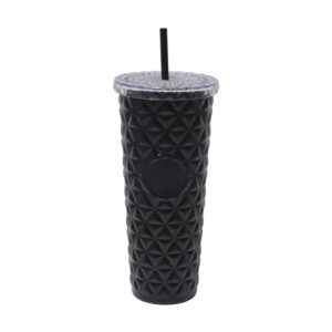 Stainless Steel Tumbler with Removable Straw and Wide-Mouth Lid - Image 5